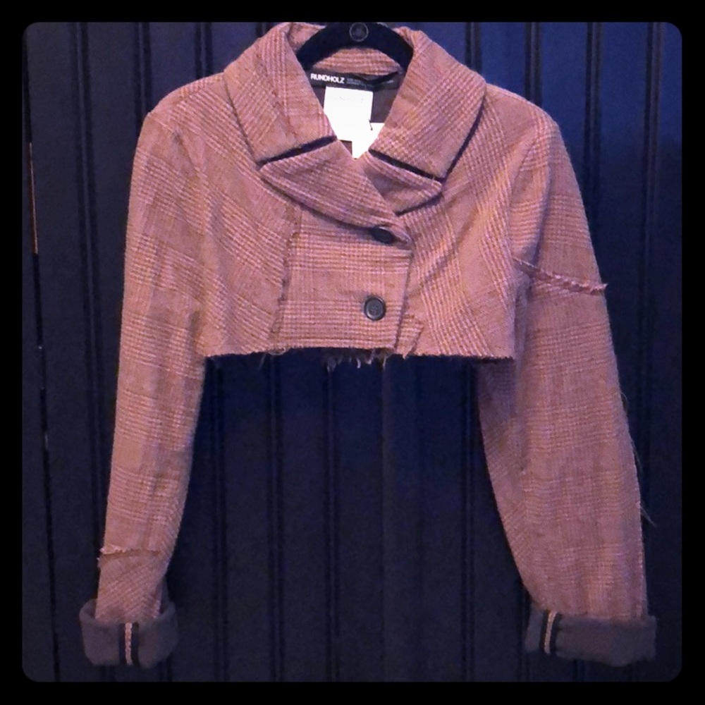 Rundholz crop jacket. New with tags.